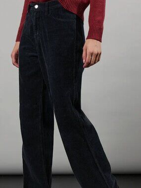 Alexandra Golovanoff Navy Corduroys